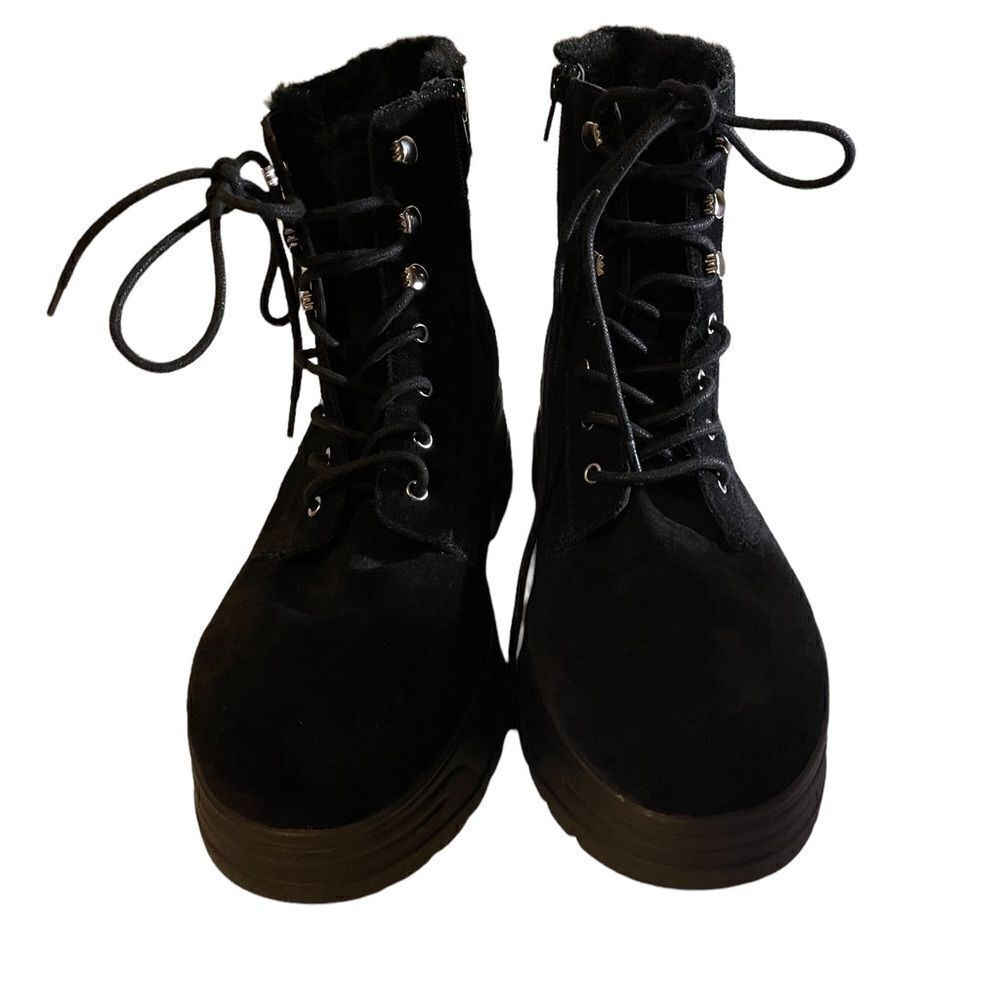 NWOT Steve Madden Maximo Black Suede Boot Sz-11